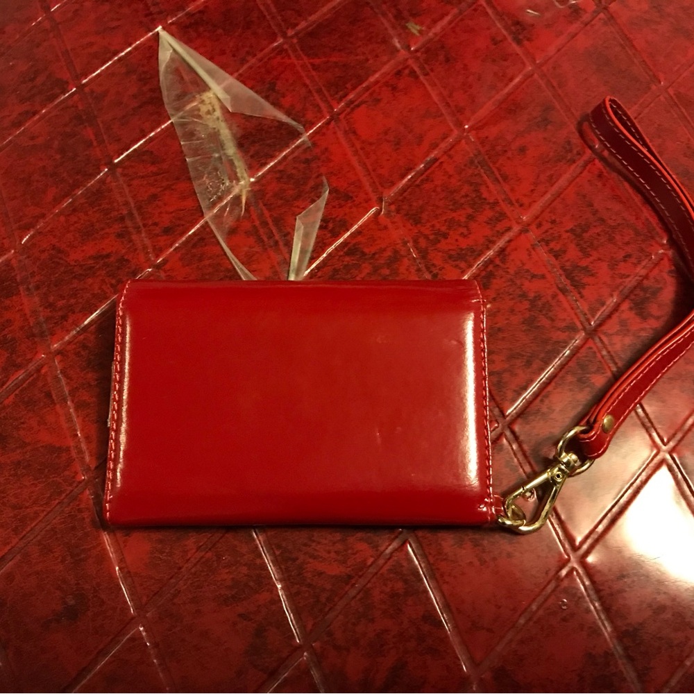 Michael Kors Glossy Red Card/ID holder - Picture 4 of 5